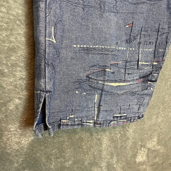 Liz Claiborne Women Retro Classic Michaela Mid Rise Pedal Pusher Crop Jean 12 - Picture 4 of 12